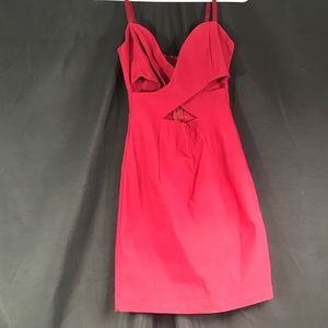Red foreign exchange dress